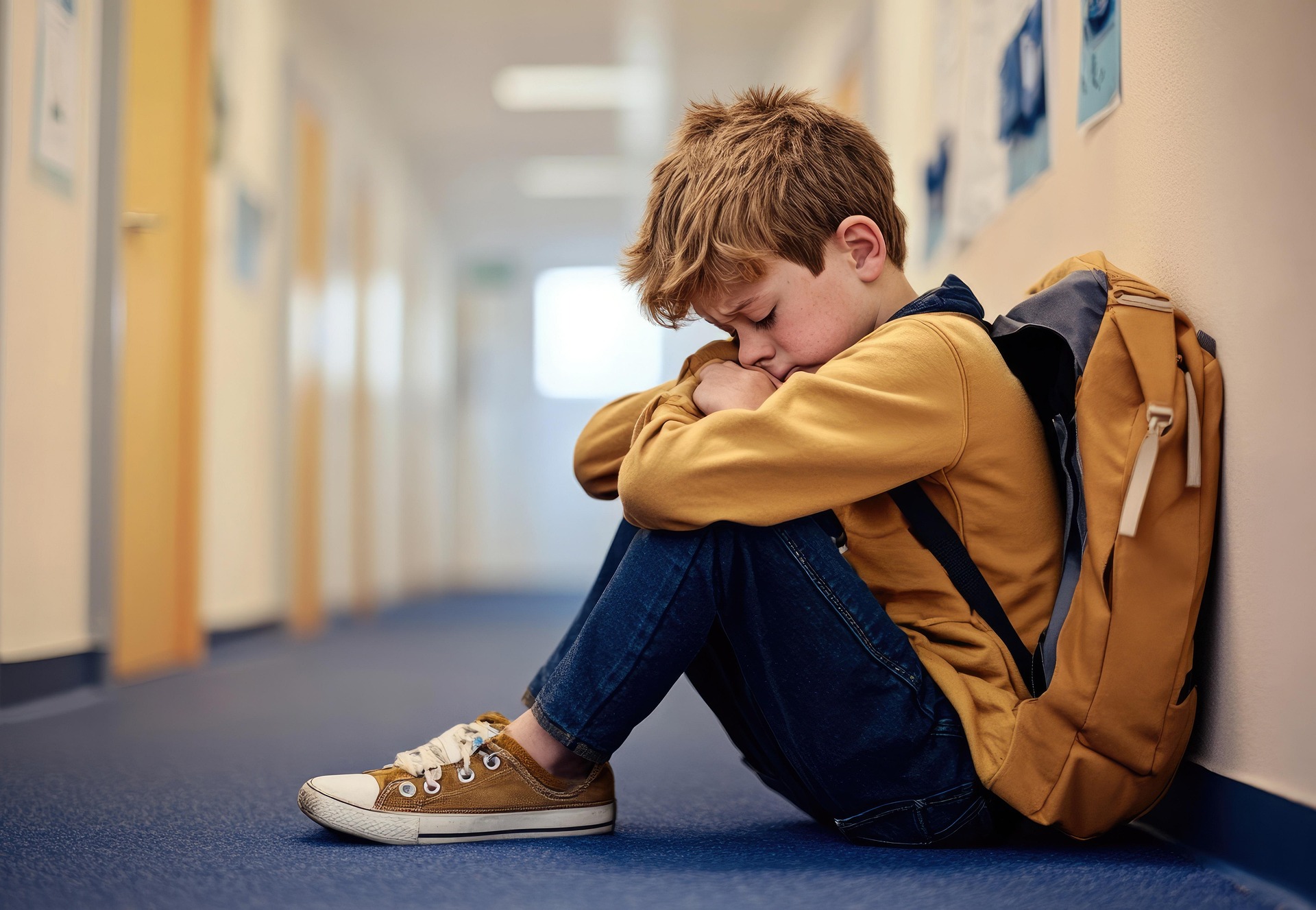 Jeune garçon dans une situation du quotidien